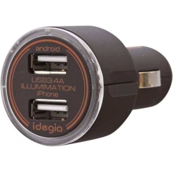 WZ-892 USB2ポートチャージャー LEDインジケーター 3.4A 12/24V