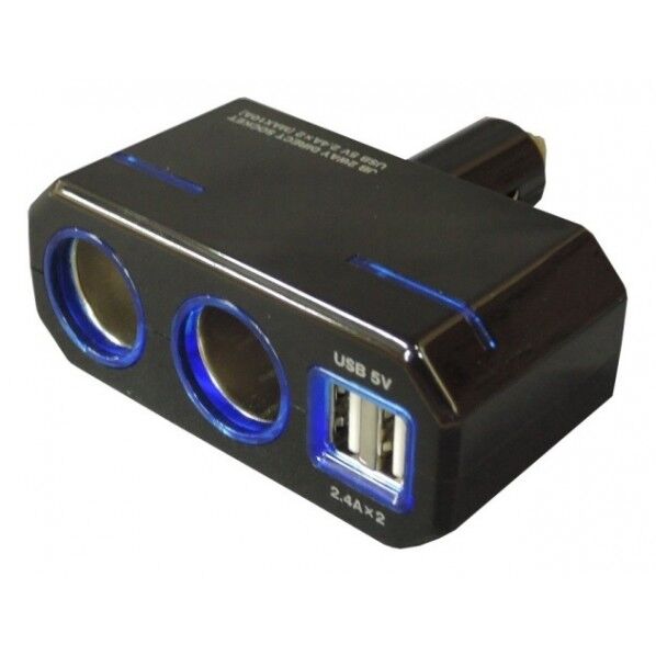 JB013 2WAYダイレクトソケット USB付 12/24V