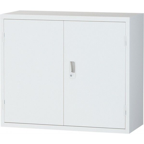 ノーブランド 両開き書庫(H750mm) ホワイト ALZ-H32 1台...