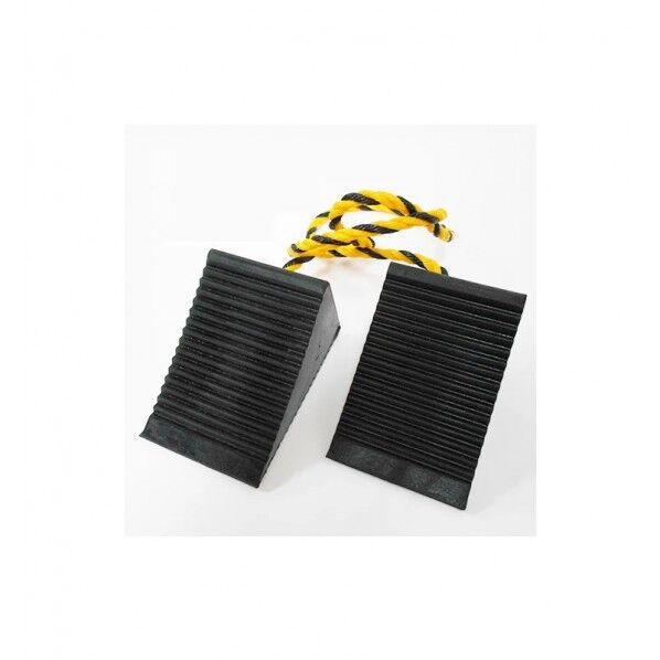 フォークリフト用タイヤ歯止め