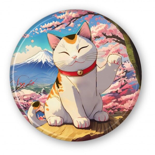 招き猫マグネット