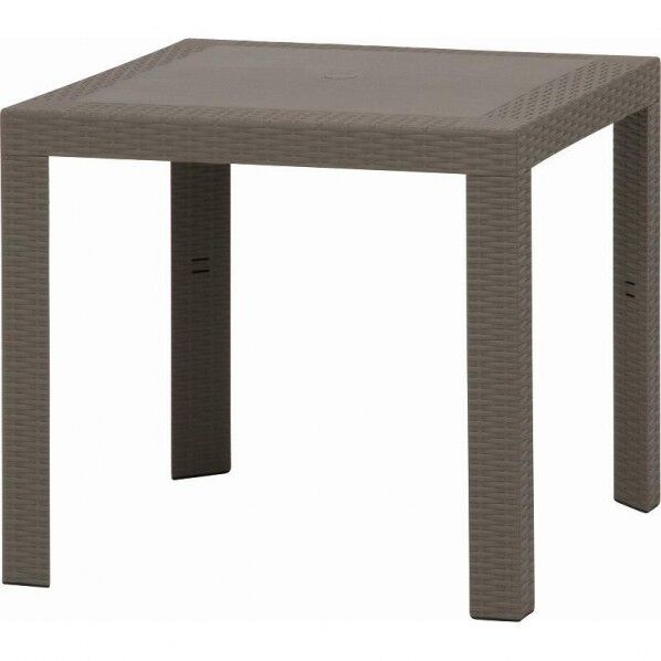 (ガーデンテーブル)ステラ テーブル 80角 12287 グレー ガーデンテーブル･チェア 12287 1個