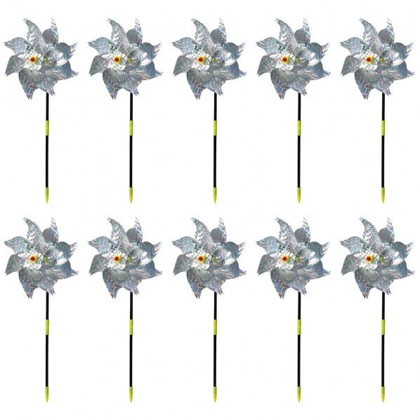 防鳥キラキラかざぐるま 10個セット