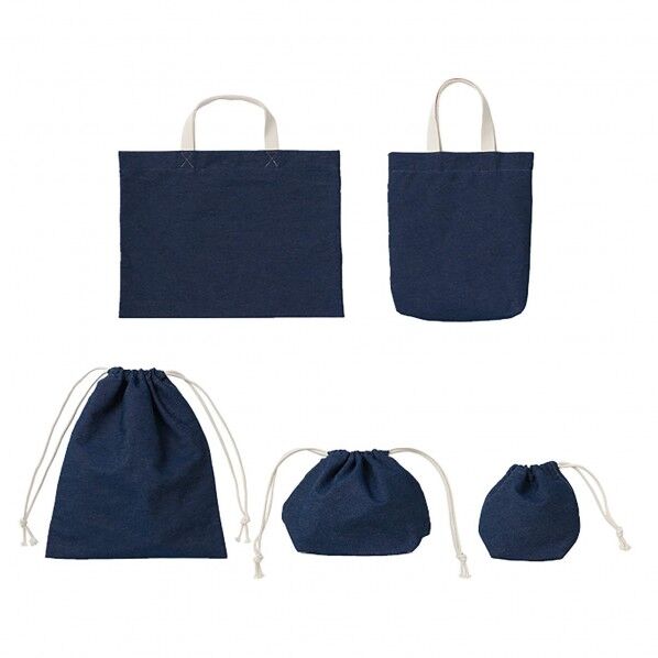 デニムレッスンバッグセット