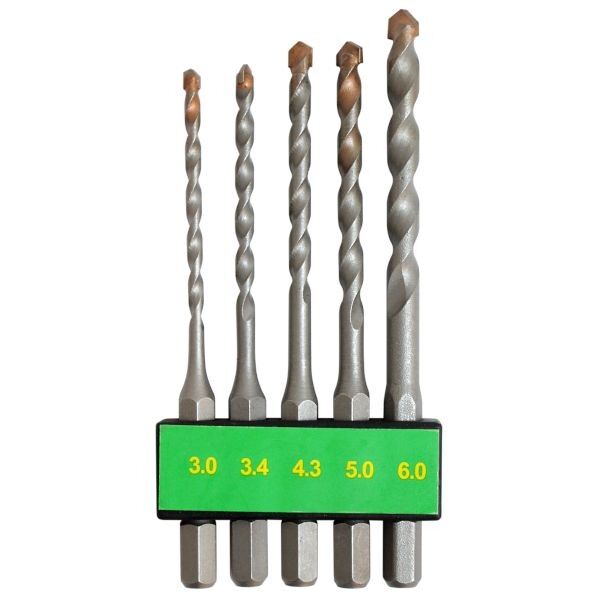 六角軸コンクリートドリル IH-754 5本セット