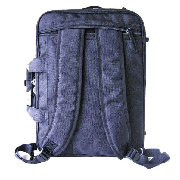 CAPTAIN STAG 3WAYビジネスバッグ W420×H320×D130～180mm ブラック 12210001 1個