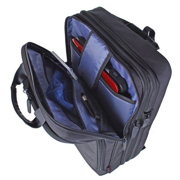 CAPTAIN STAG ビジネストラベルリュック W330×H460×D150～180mm ブラック 13380001 1個