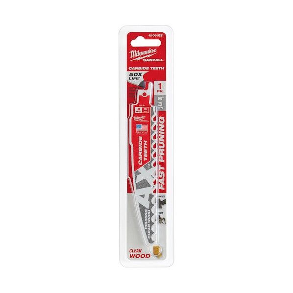 AX 剪定用カーバイドレシプロソーブレード 3TPI 152mm(1本)
