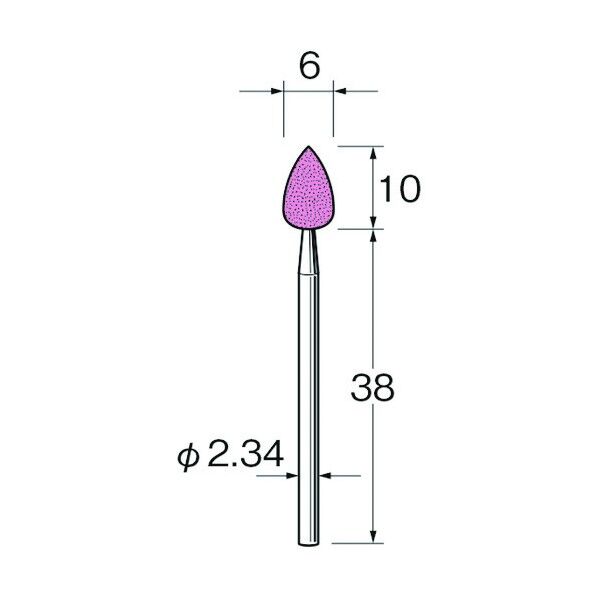 精密加工用軸付砥石G1011 G1011 5本