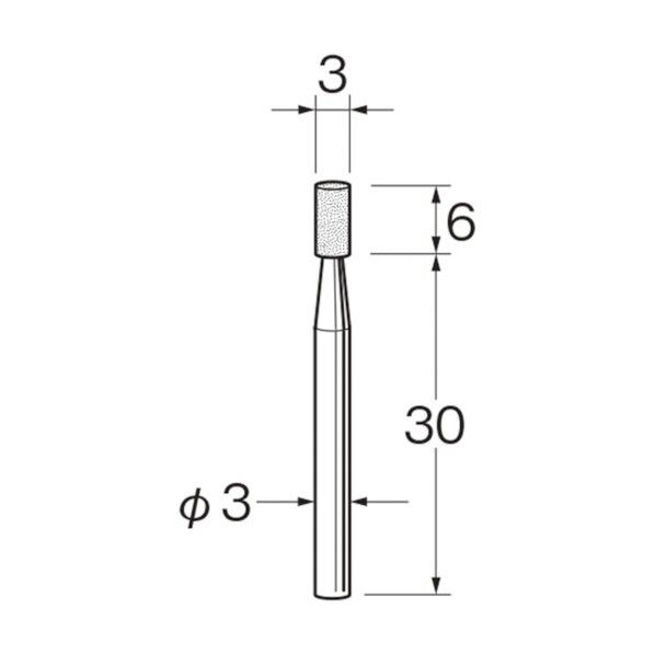 軸付砥石 G3124 5本
