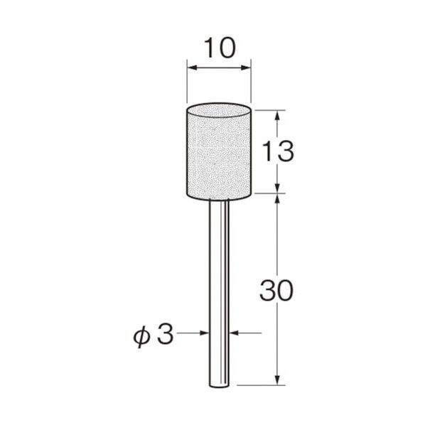 軸付砥石 G3129 5本