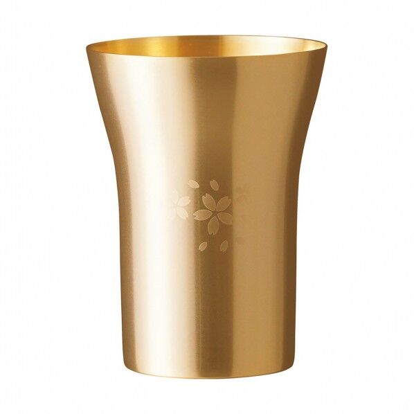 金の贅「桜」 ステンレスタンブラー 小 300ml