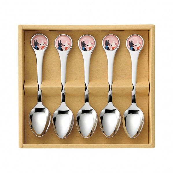リサとガスパール 樹脂盛りティースプーン 5pcs