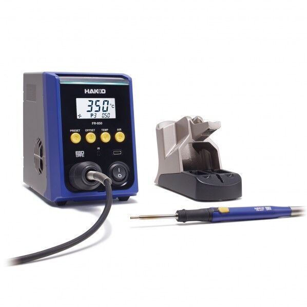 HAKKO 熱風式部品除去器 FR-850 100V 2 極接地プラグ FR850-81 1台...