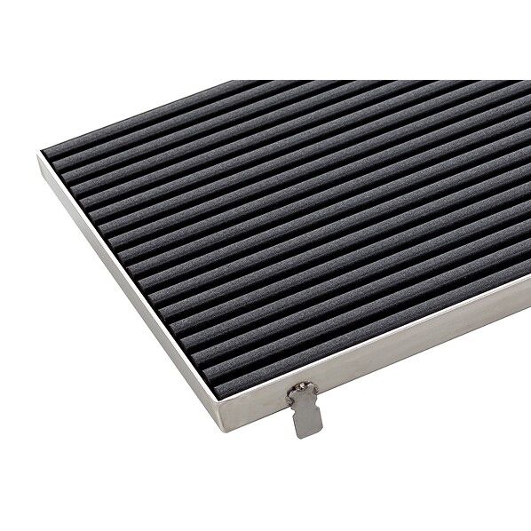 屋内外兼用ノンスリップ樹脂グレーチング フォルテ 集水マス(枠共) ダークグレー