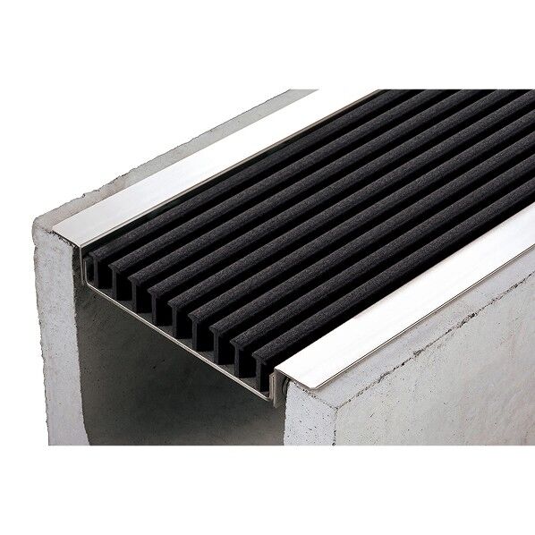 株式会社シマブン U字溝用樹脂グレーチング(ハードタイプ/歩道用) ブラック GNU-100-K 1枚...