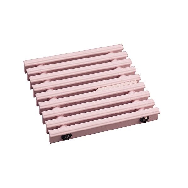 セーフティグレーチング ノンスリップ樹脂製 集水マス(枠共) ピンク