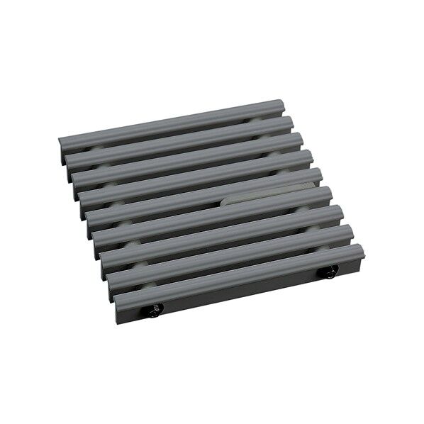 セーフティグレーチング ノンスリップ樹脂製 集水マス(枠共) ダークグレー GRS-25K250-D 1枚