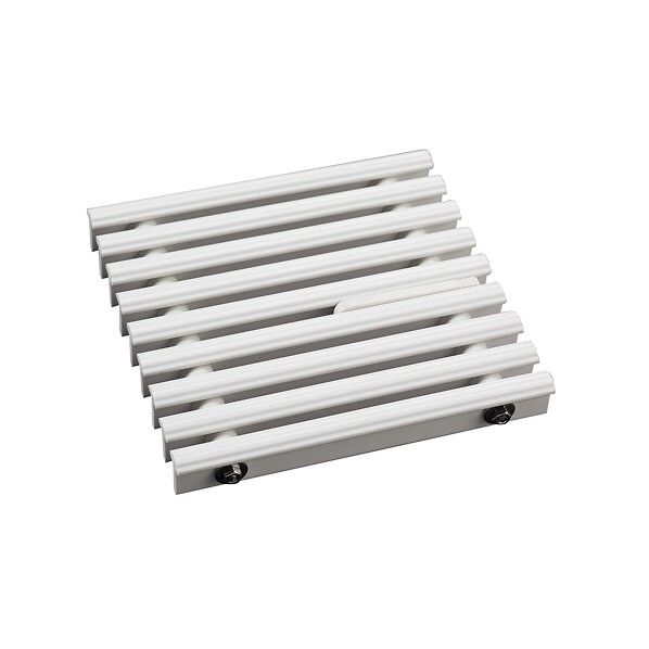 セーフティグレーチング ノンスリップ樹脂製 集水マス(枠共) ホワイト