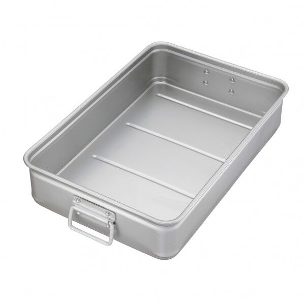 アルマイトキングボックス(番重)カラーハンドル 小80mm