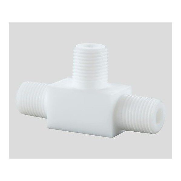 アズフロン(R)ニップル チーズタイプ(T字) 同径 R1/8 2-729-01 1
