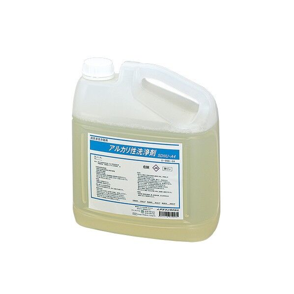 超音波洗浄器用 アルカリ性洗浄剤 SDNU-A4 2-998-04 1