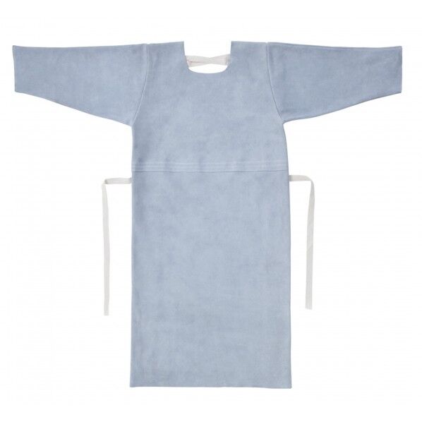 #0207LS-006皮製割烹衣型胸当前掛