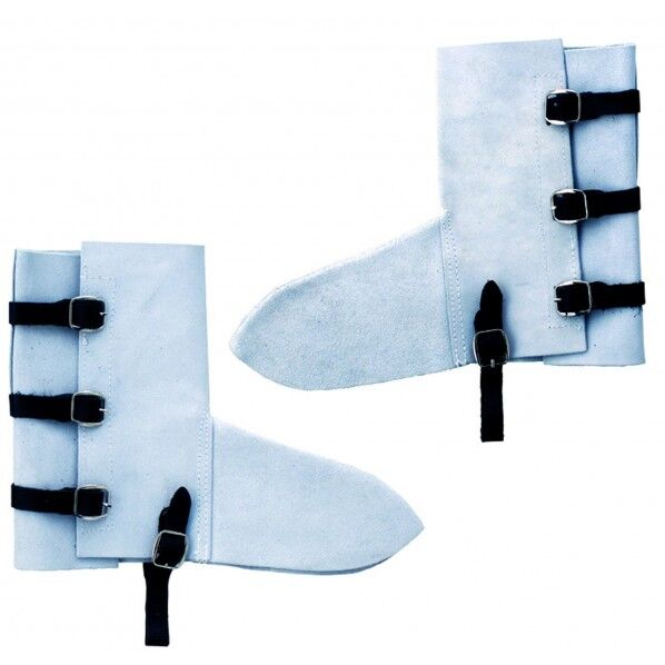 #218 LS-401皮製 三本バンド足カバー