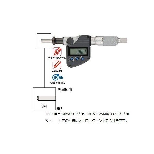 デジマチックマイクロメータヘッド+インプットツール(RS-232C)+フットスイッチセット