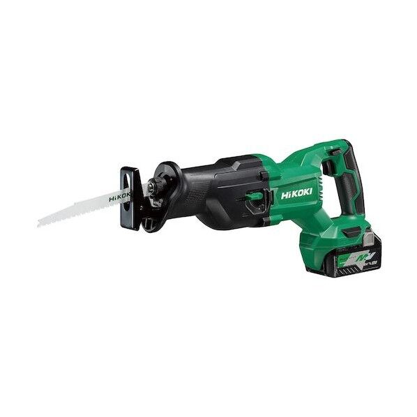 HiKOKI(ハイコーキ) CR18DB(XP) 18V 充電式 セーバソー セット品(電池･充電器付) アグレッシブグリーン 1台...