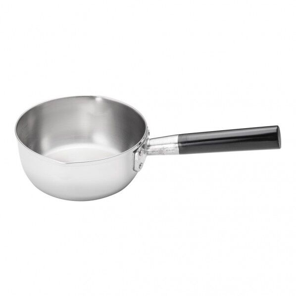 18-10三層鋼プラ柄雪平鍋(目盛付) 16cm ASVA601 1個