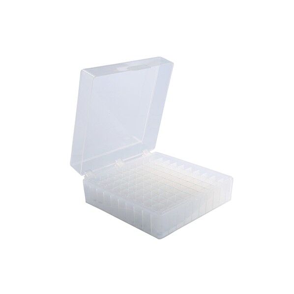 ストレージボックス HS120042 透明 141×151×57mm 100本収納 3-6089-01 1