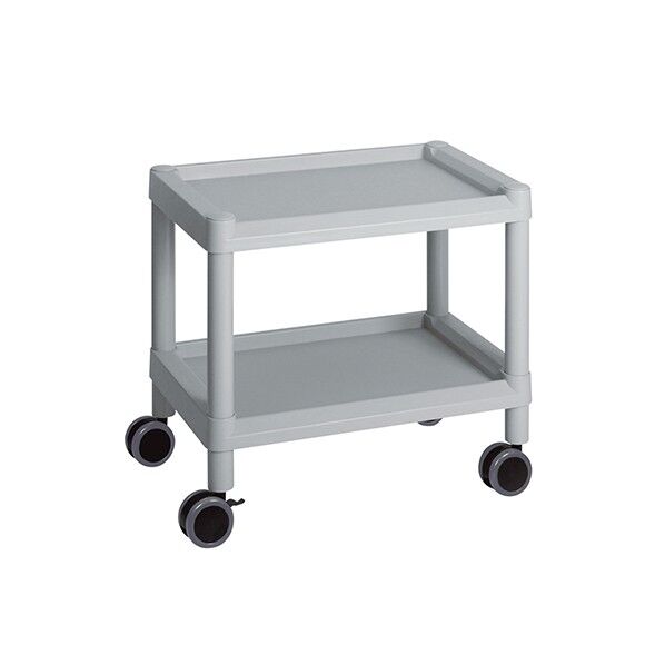 モバイルカート(低床型) 532×368×500 MC10 グレー 3-6502-01 1
