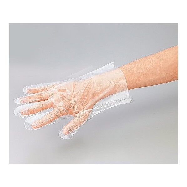 プロシェア ポリエチレン手袋 エンボス無 L 8-2587-01 1