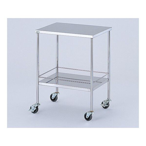 エコノミー回診車(静音タイプ) 2段 450×300×800mm 8-3946-01 1