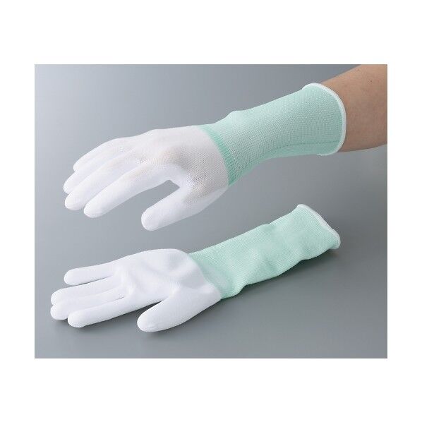アズピュアロングPUコート手袋 オーバーロックタイプ 指先コート