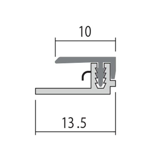 ミルキーホワイト L=2450mm AMS2WH 1セット
