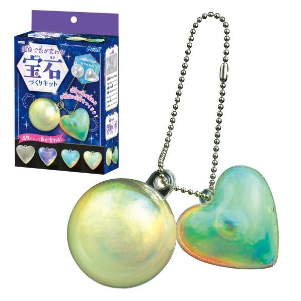 温度で色が変わる宝石づくりキット