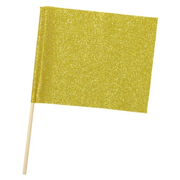 グリッターフラッグ ゴールド