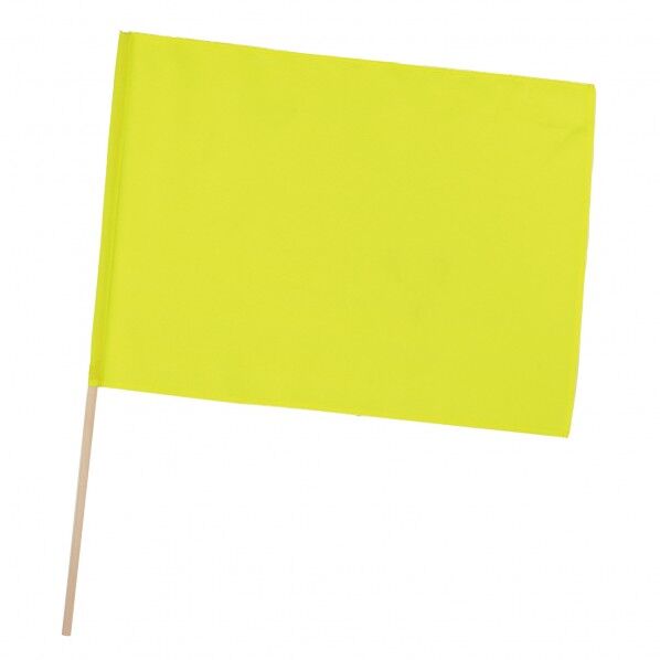 大旗 蛍光イエロー 丸棒φ12mm