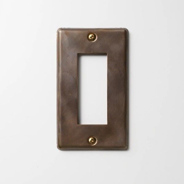 ステンレス コンセントプレート 1連3口用