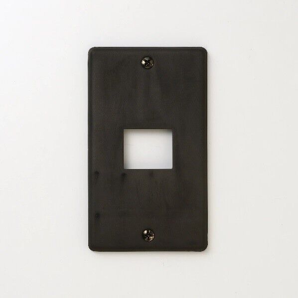 ステンレス コンセントプレート 1連1口用