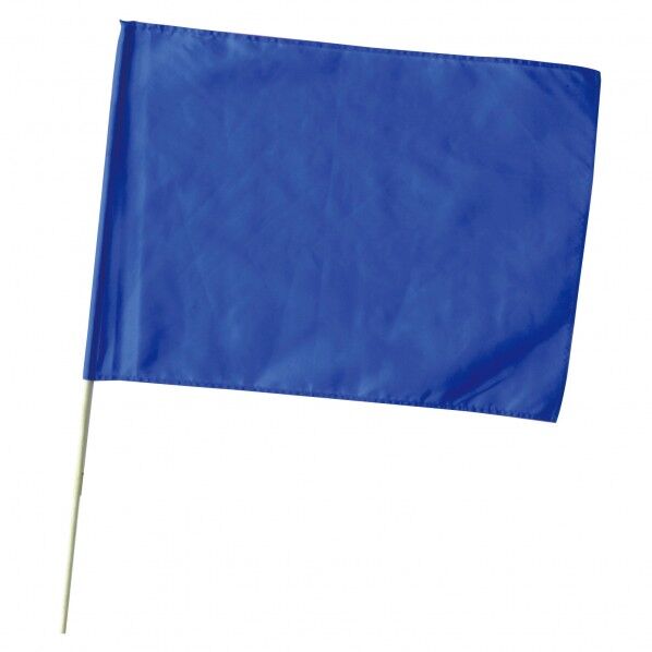 特大旗(直径12mm) コバルトブルー 旗:800×600mm、棒:φ12mm×1000mm 14630 1個