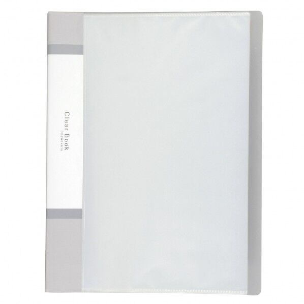 クリアブックA4 横入れ 32ポケット クリア