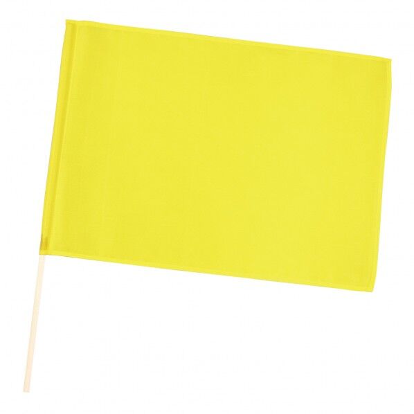 中旗 黄 Φ12mm 旗:約500×360mm、棒:φ12×570mm 14825 1個