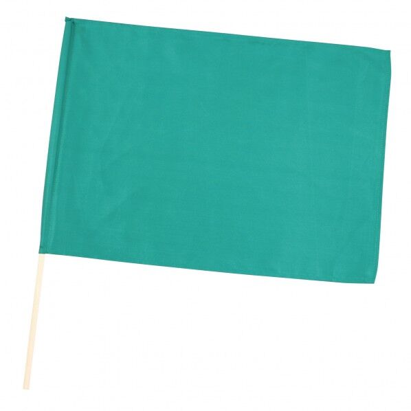中旗 緑 Φ12mm 旗:約500×360mm、棒:φ12×570mm 14826 1個