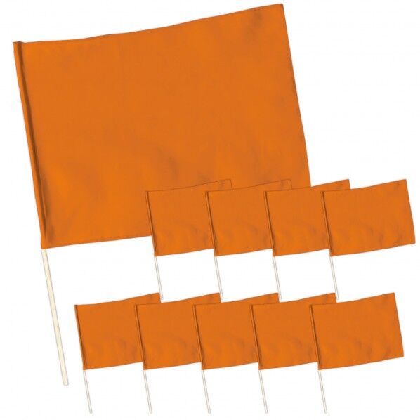 小旗オレンシﾞ 10本組