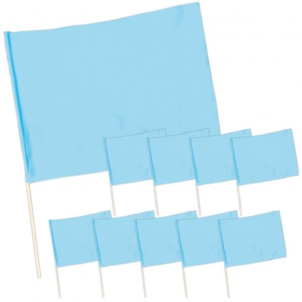 小旗 水色 10本組