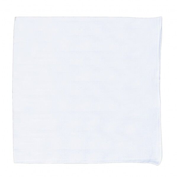 バンダナ無地白約550×550mm 1617 1