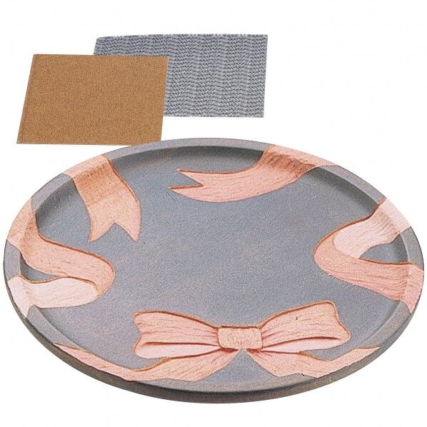 木彫丸盆小(しな)φ210 30590 1